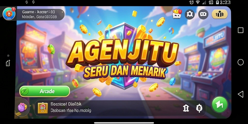 Screenshot gameplay AGENJITU yang menunjukkan aksi seru.