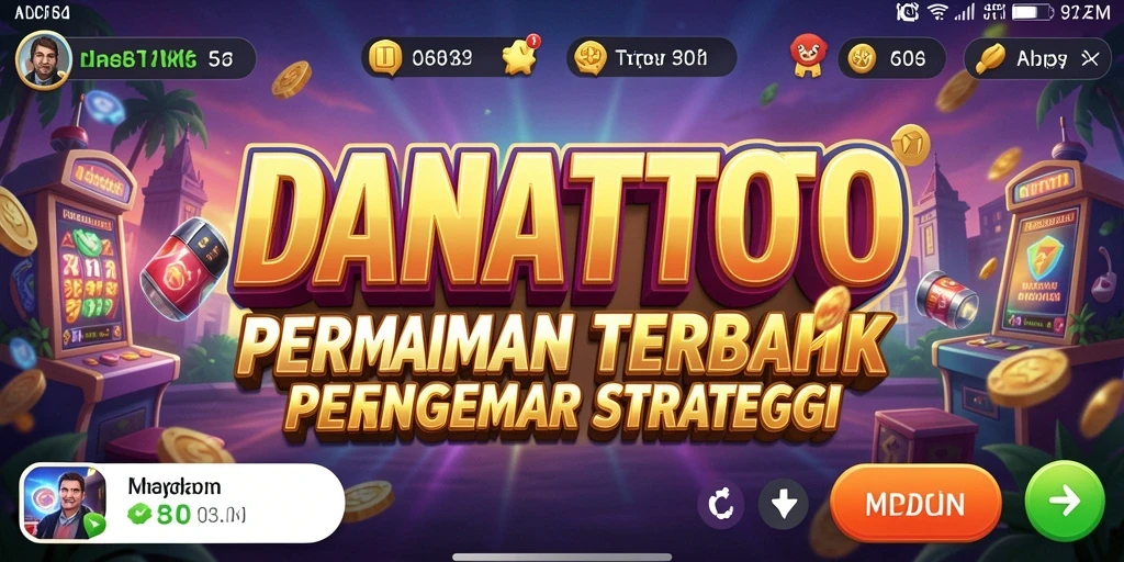 Tampilkan gameplay menarik dan strategi dalam DANATOTO.