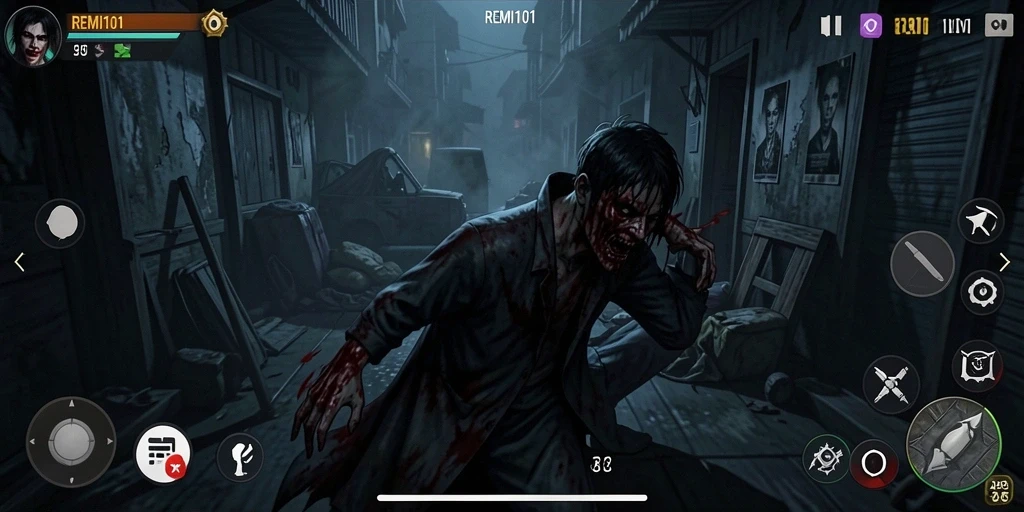 Gameplay mencekam dengan suasana Horror yang sangat kental.