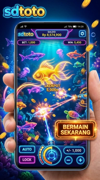 Tampilan utama aplikasi sdtoto yang user-friendly.